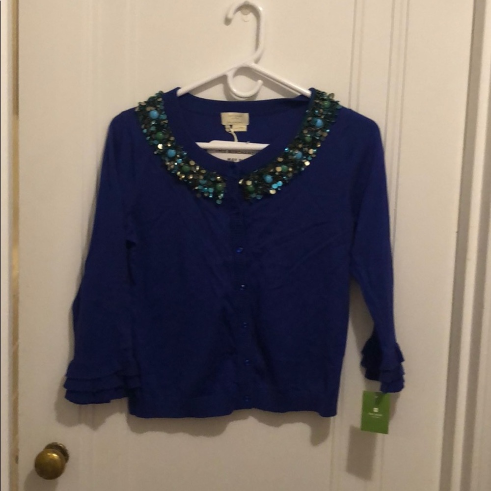 NWT jeweled Kate Spade cardigan
